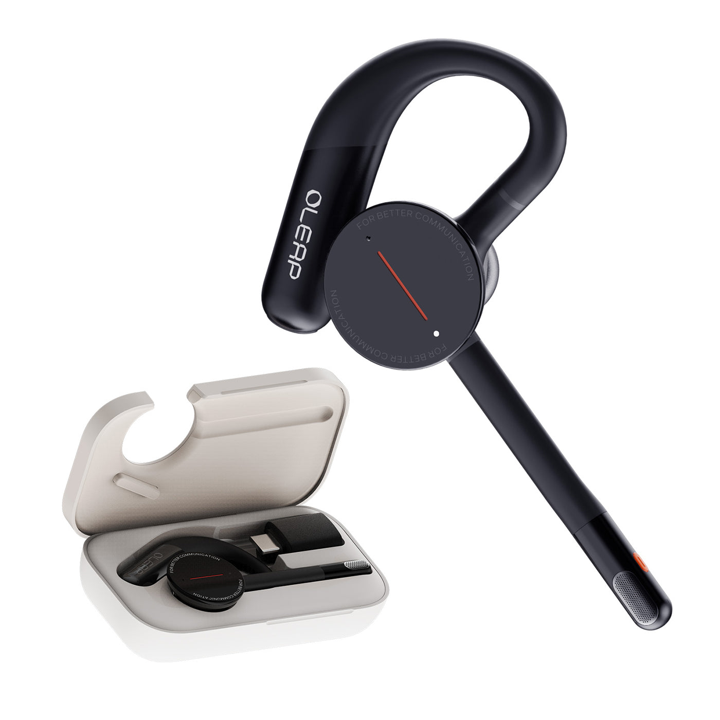 Oleap Archer AI Meeting Headset with Noise Microphone