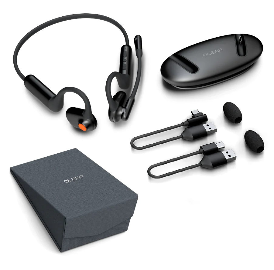 Oleap Pilot - The Best Call Headset with ENC Noise Reduction Technology