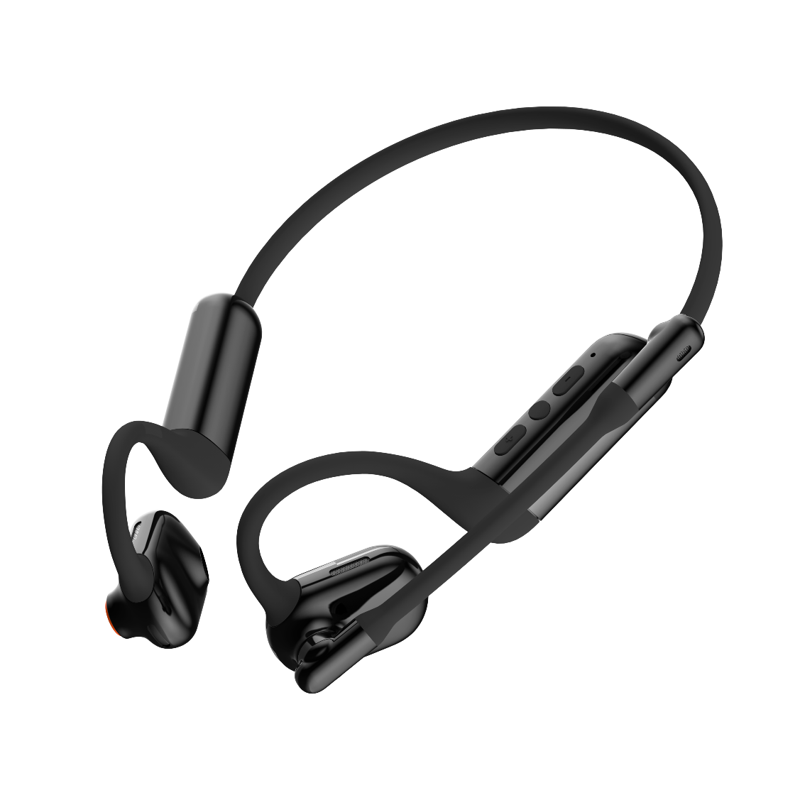 Oleap Pilot: Open-Ear Business Headset with Mic & ENC