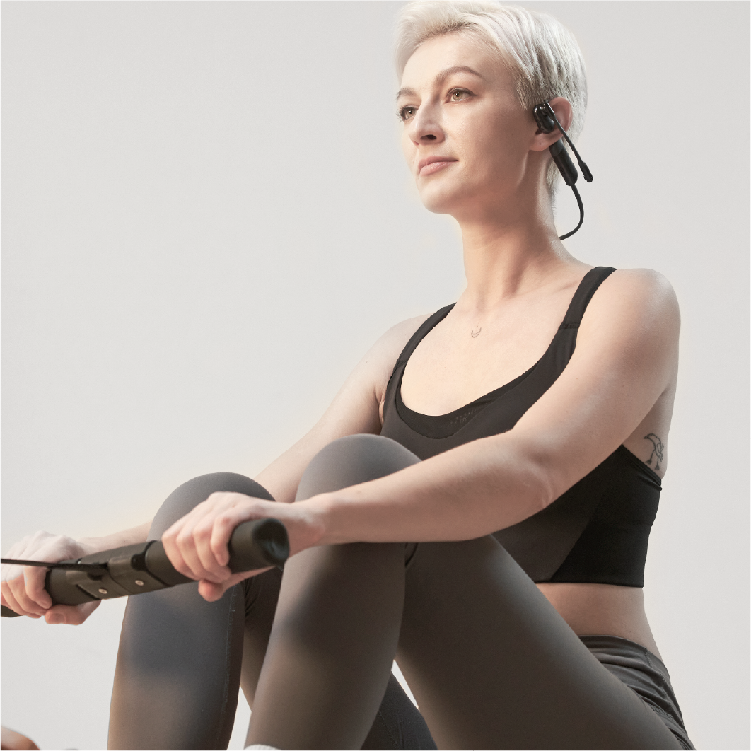 Oleap Pilot: Open-Ear Business Headset with Mic & ENC
